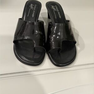 Donald J. Pliner Women's Glossy Black Sandals